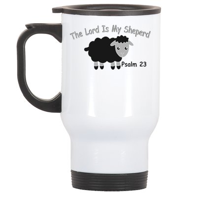 The Lord Is My Shepherd Stainless Steel Travel Mug