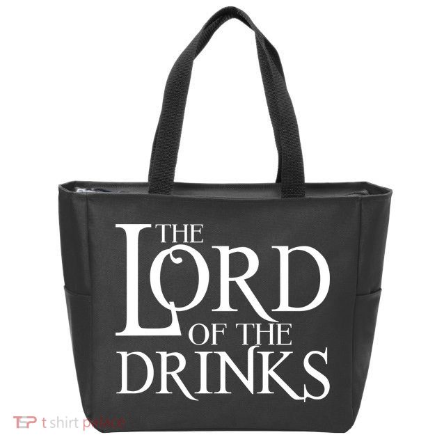 The Lord of the Drinks Zip Tote Bag