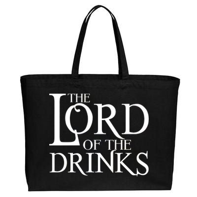 The Lord of the Drinks Cotton Canvas Jumbo Tote