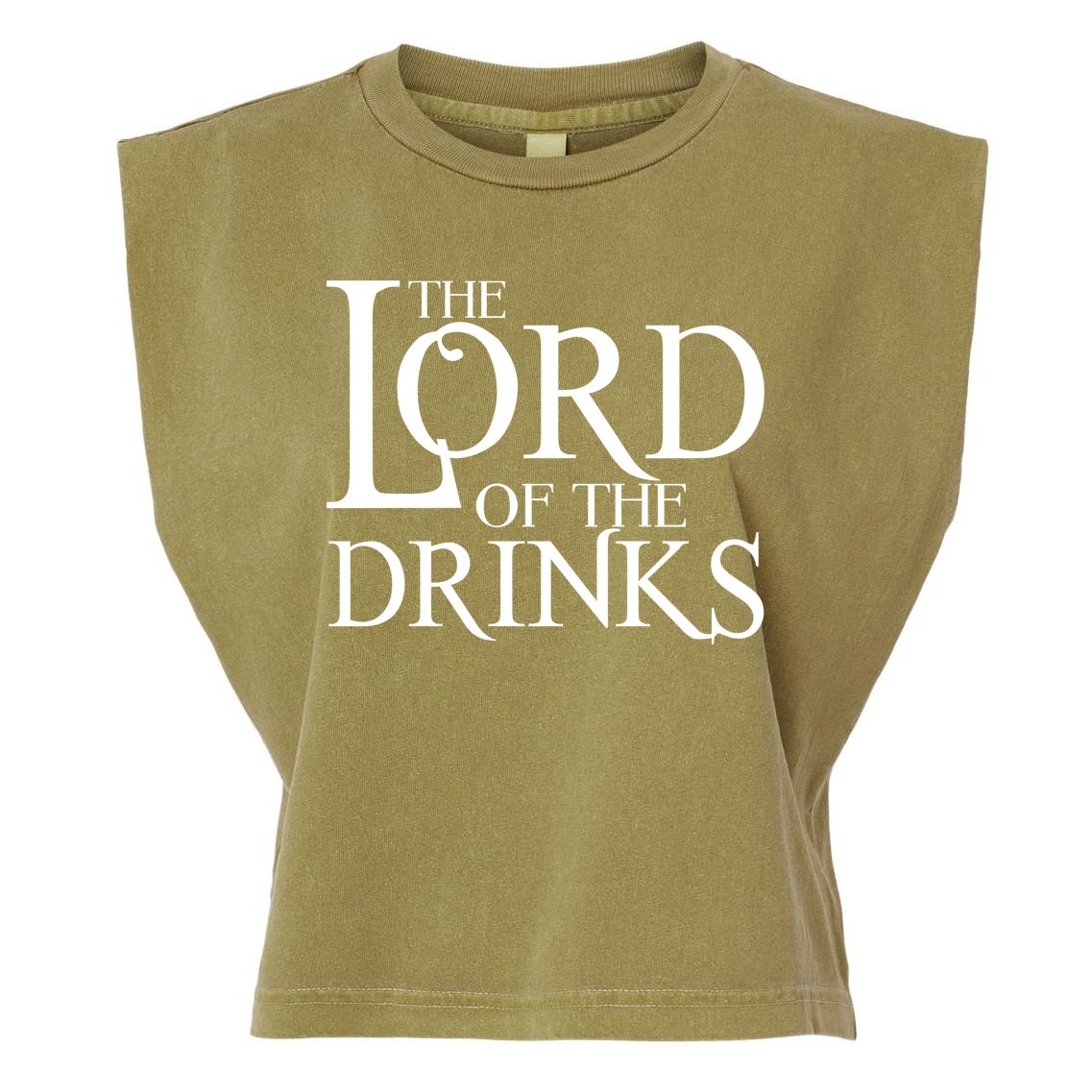 The Lord of the Drinks Garment-Dyed Women's Muscle Tee