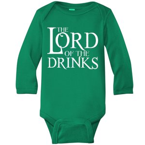 The Lord of the Drinks Baby Long Sleeve Bodysuit