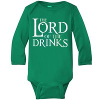 The Lord of the Drinks Baby Long Sleeve Bodysuit