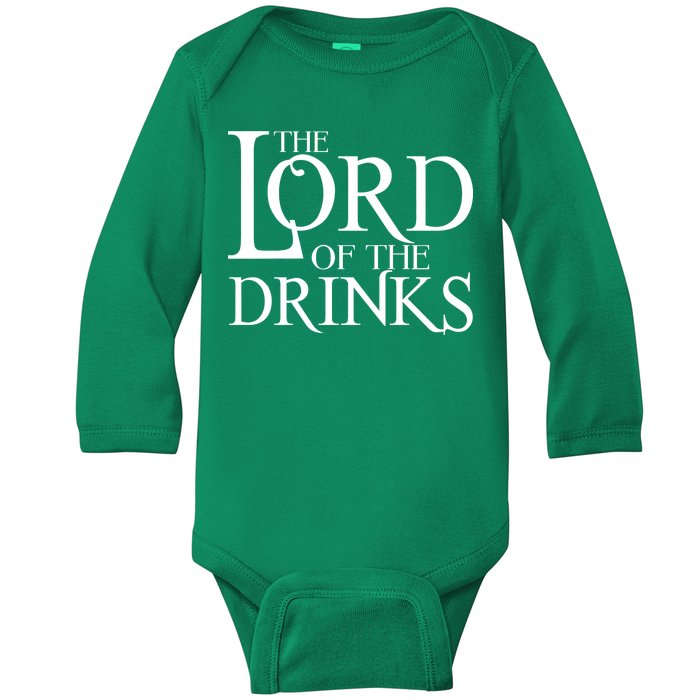 The Lord of the Drinks Baby Long Sleeve Bodysuit