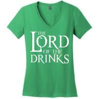 The Lord of the Drinks Women's V-Neck T-Shirt