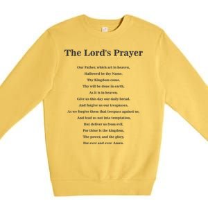 The Lord's Prayer Premium Crewneck Sweatshirt