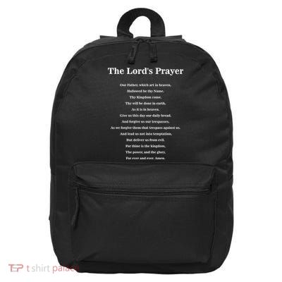 The Lord's Prayer 16 in Basic Backpack