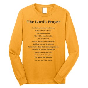 The Lord's Prayer Long Sleeve Shirt