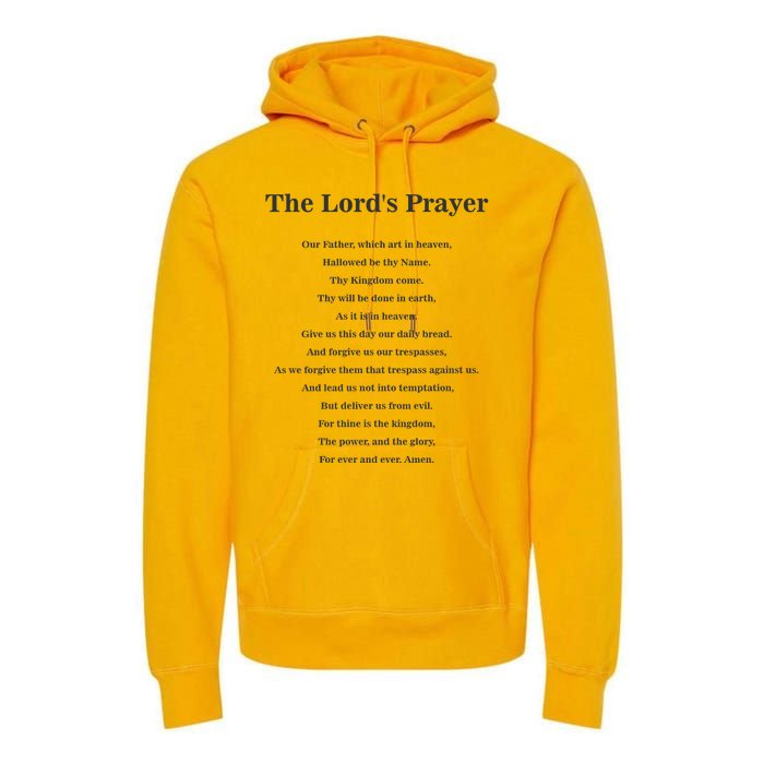 The Lord's Prayer Premium Hoodie