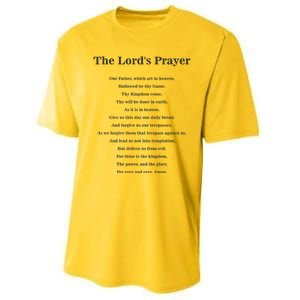 The Lord's Prayer Performance Sprint T-Shirt