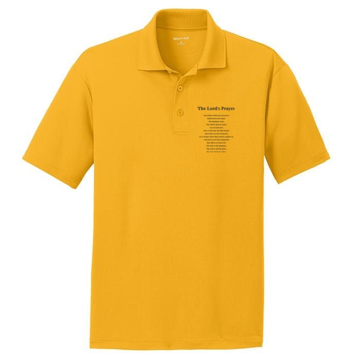 The Lord's Prayer PosiCharge RacerMesh Polo