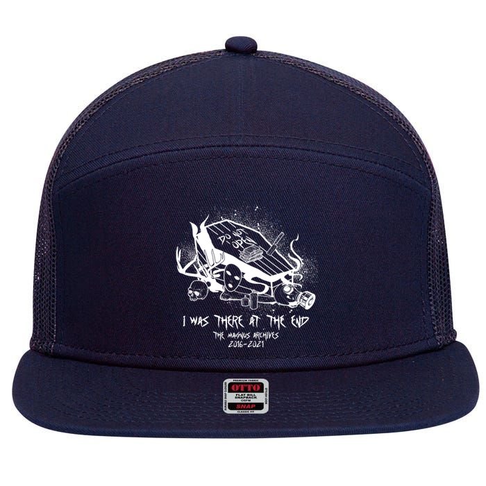 The Magnus Archives I Was There At The End 7 Panel Mesh Trucker Snapback Hat