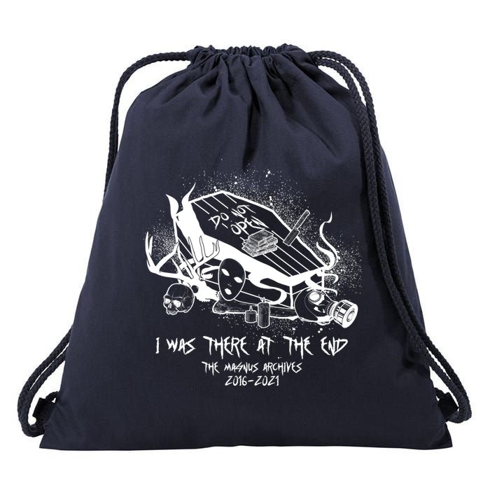 The Magnus Archives I Was There At The End Drawstring Bag