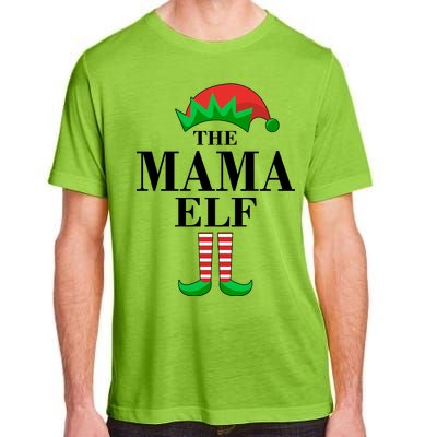 The Mama Elf Family Matching Christmas Adult ChromaSoft Performance T-Shirt