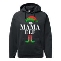 The Mama Elf Family Matching Christmas Performance Fleece Hoodie