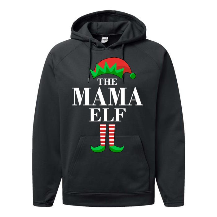 The Mama Elf Family Matching Christmas Performance Fleece Hoodie