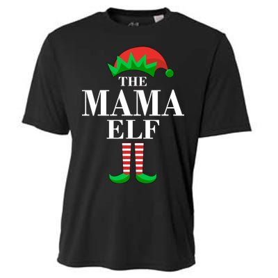 The Mama Elf Family Matching Christmas Cooling Performance Crew T-Shirt