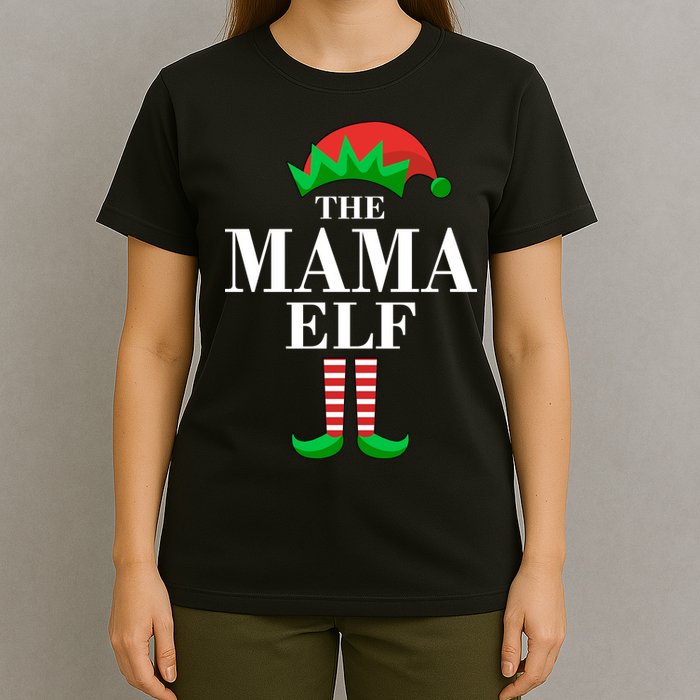 The Mama Elf Family Matching Christmas T-Shirt