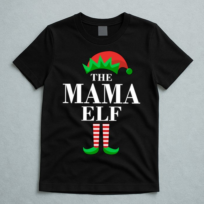 The Mama Elf Family Matching Christmas T-Shirt