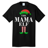 The Mama Elf Family Matching Christmas Tall T-Shirt