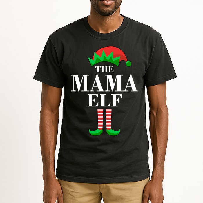 The Mama Elf Family Matching Christmas Tall T-Shirt
