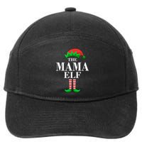 The Mama Elf Family Matching Christmas 7-Panel Snapback Hat