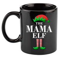 The Mama Elf Family Matching Christmas 11oz C Handle Ceramic Mug