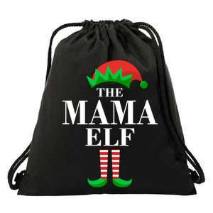 The Mama Elf Family Matching Christmas Drawstring Bag