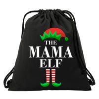 The Mama Elf Family Matching Christmas Drawstring Bag