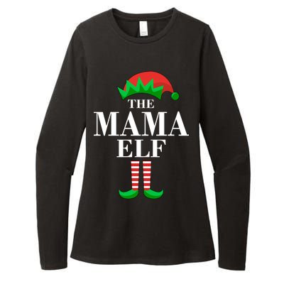 The Mama Elf Family Matching Christmas Womens CVC Long Sleeve Shirt