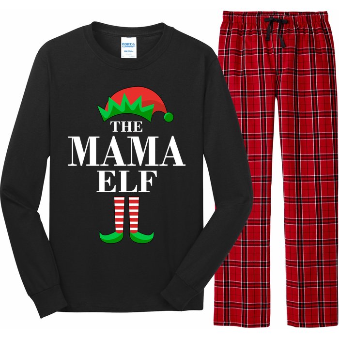 The Mama Elf Family Matching Christmas Long Sleeve Pajama Set