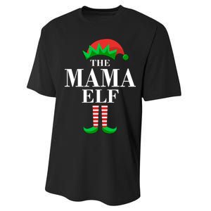 The Mama Elf Family Matching Christmas Performance Sprint T-Shirt