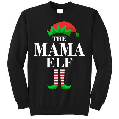 The Mama Elf Family Matching Christmas Tall Sweatshirt