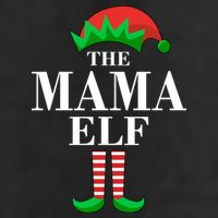 The Mama Elf Family Matching Christmas Trucker Hat