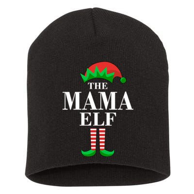 The Mama Elf Family Matching Christmas Short Acrylic Beanie