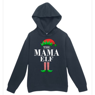 The Mama Elf Family Matching Christmas Urban Pullover Hoodie