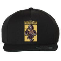 The Mamalorian Wool Snapback Cap