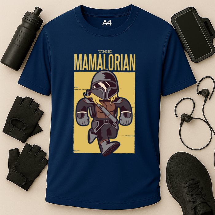 The Mamalorian Cooling Performance Crew T-Shirt
