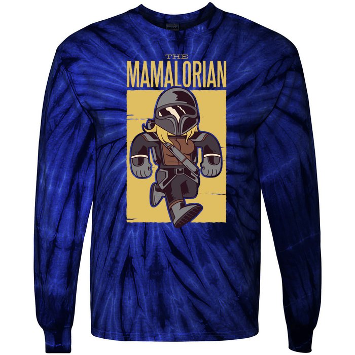 The Mamalorian Tie-Dye Long Sleeve Shirt