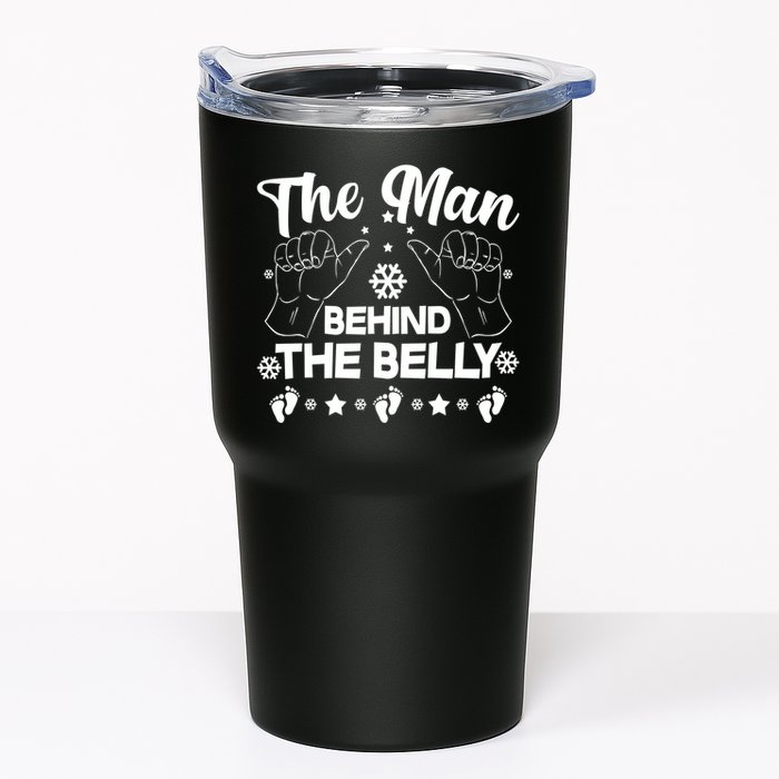 The Man Behind The Belly New Dad Tumbler