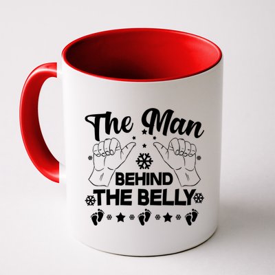 The Man Behind The Belly New Dad Mug