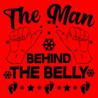 The Man Behind The Belly New Dad 16oz Travel Tumbler