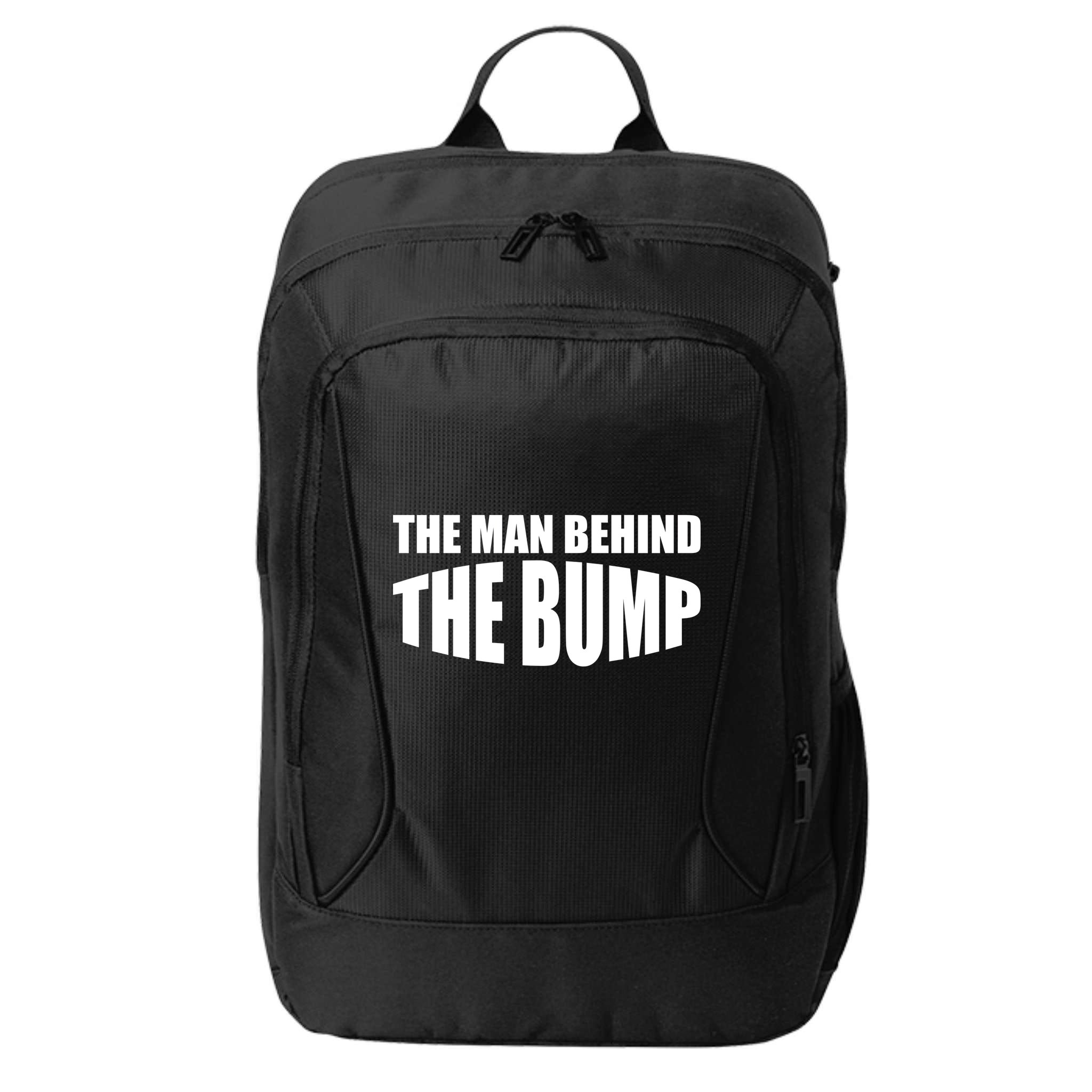 The Man Behind the Bump Pregnant Wife Daddy City Backpack