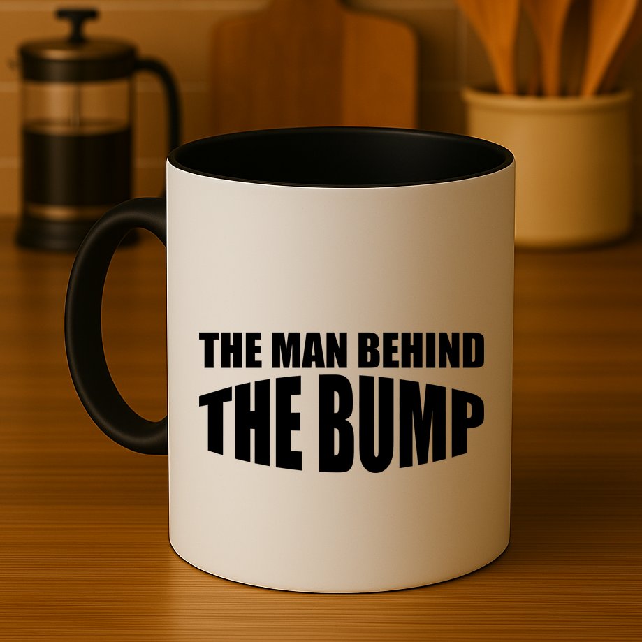 The Man Behind the Bump Pregnant Wife Daddy Mug