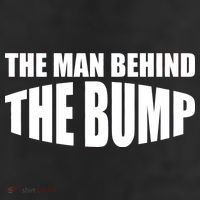 The Man Behind the Bump Pregnant Wife Daddy 11oz C Handle Ceramic Mug