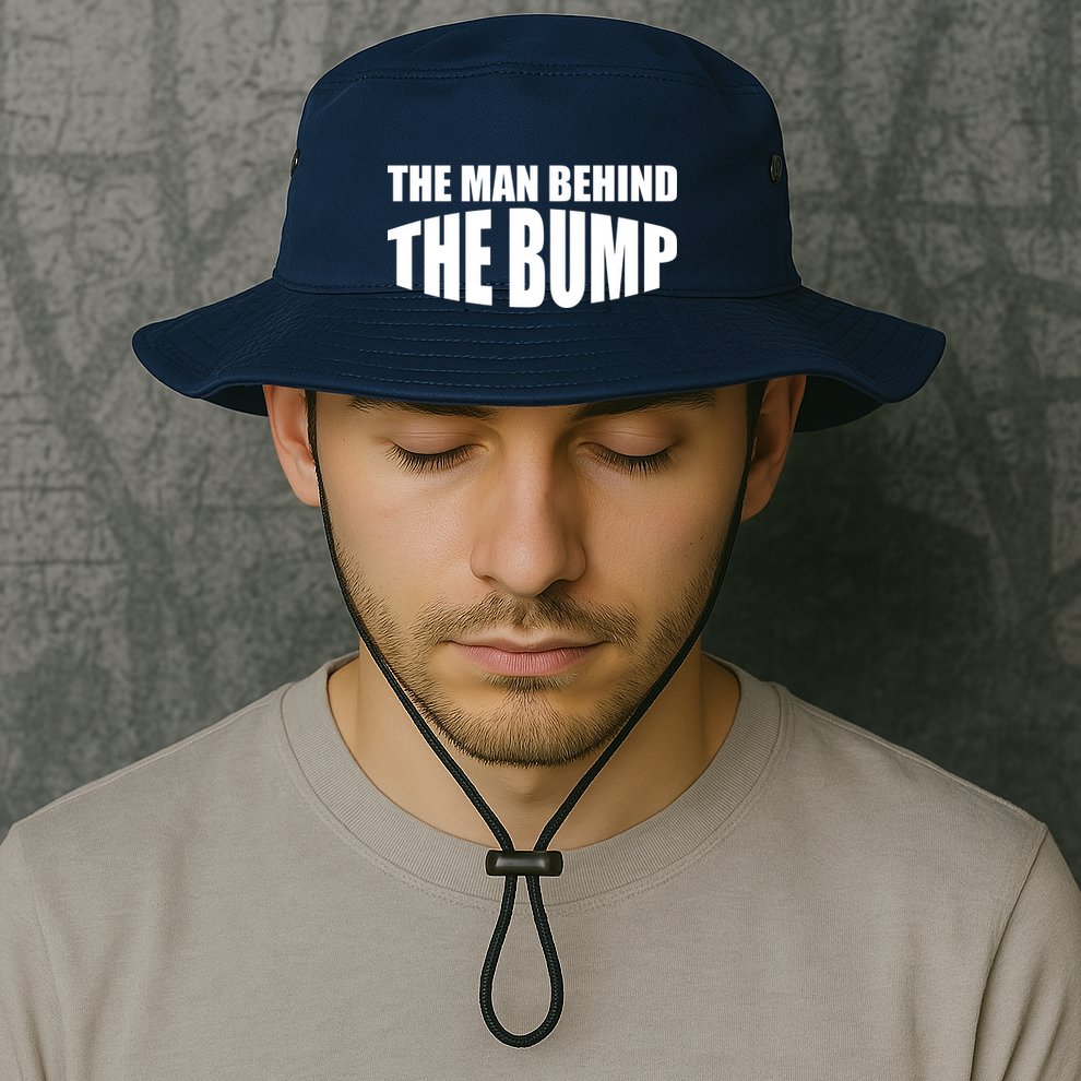 The Man Behind the Bump Pregnant Wife Daddy Bucket Hat