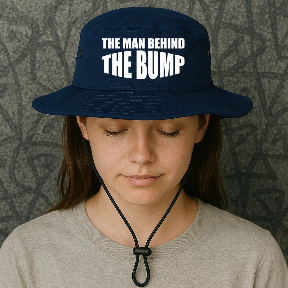 The Man Behind the Bump Pregnant Wife Daddy Bucket Hat