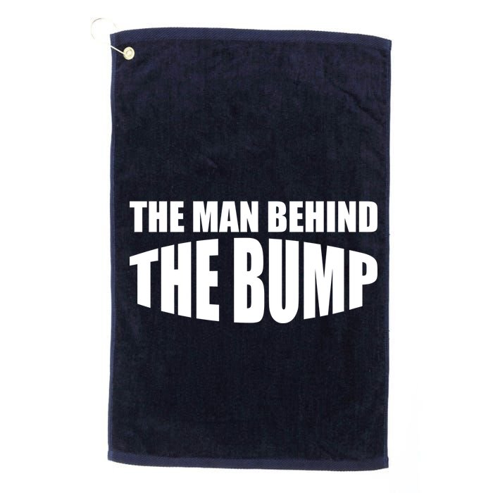 The Man Behind the Bump Pregnant Wife Daddy Golf Towel