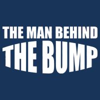 The Man Behind the Bump Pregnant Wife Daddy Toddler T-Shirt
