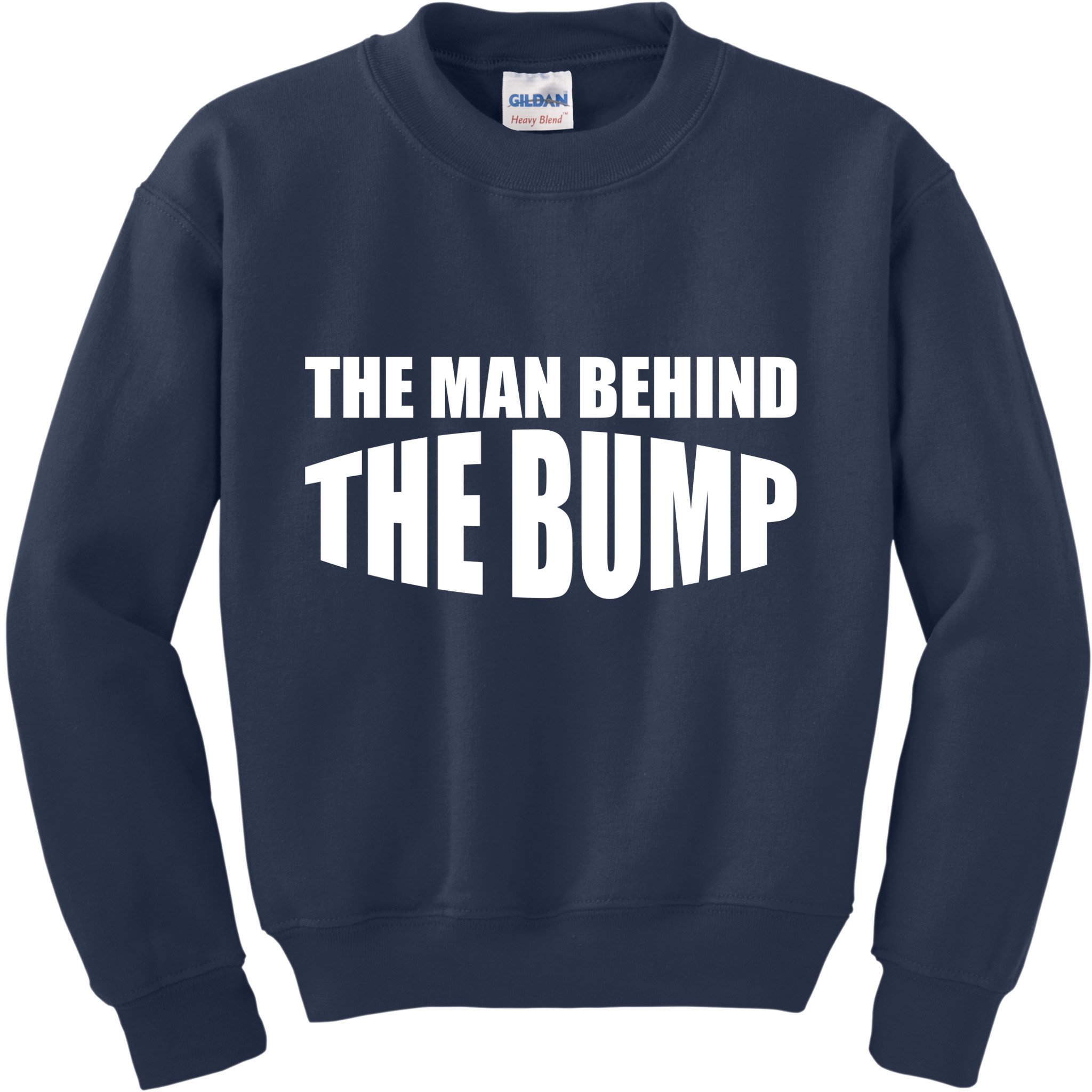 The Man Behind the Bump Pregnant Wife Daddy Kids Sweatshirt