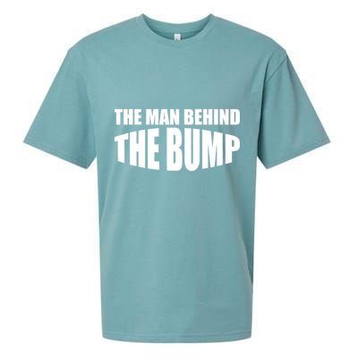 The Man Behind the Bump Pregnant Wife Daddy Sueded Cloud Jersey T-Shirt